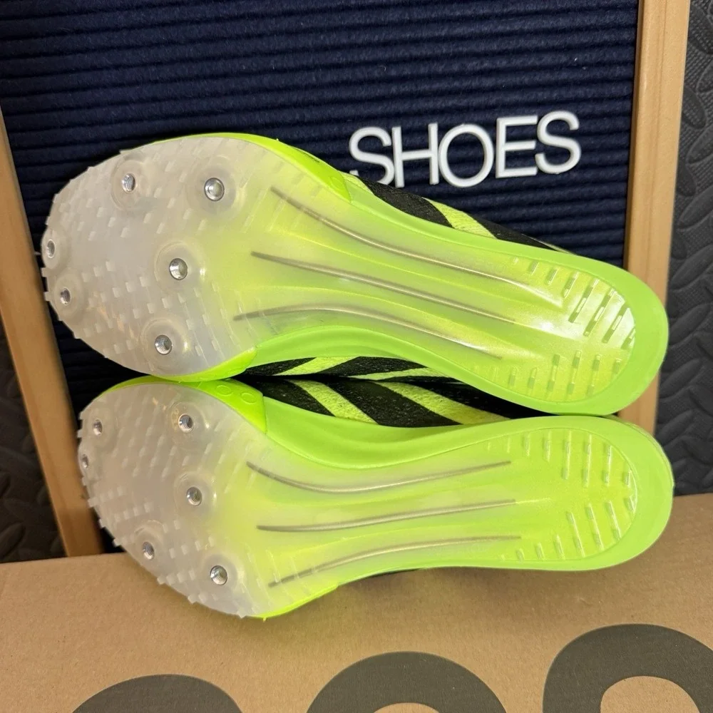 Adidas Adizero Prime SP 3 Strung Spikes Men Size 8 / Women Size 9 Lucid Green